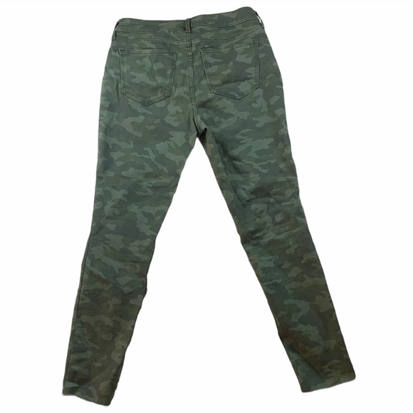 🍀Old Navy Rockstar Skinny Jeans Camo Print Frayed - Picture 5 of 9